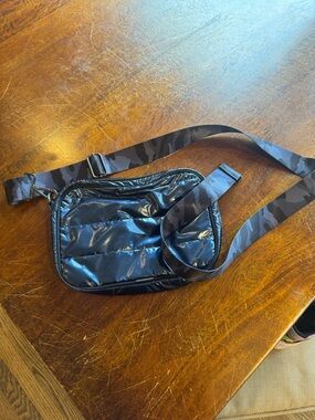 Haute Shore blue Puffer Crossbody Bag